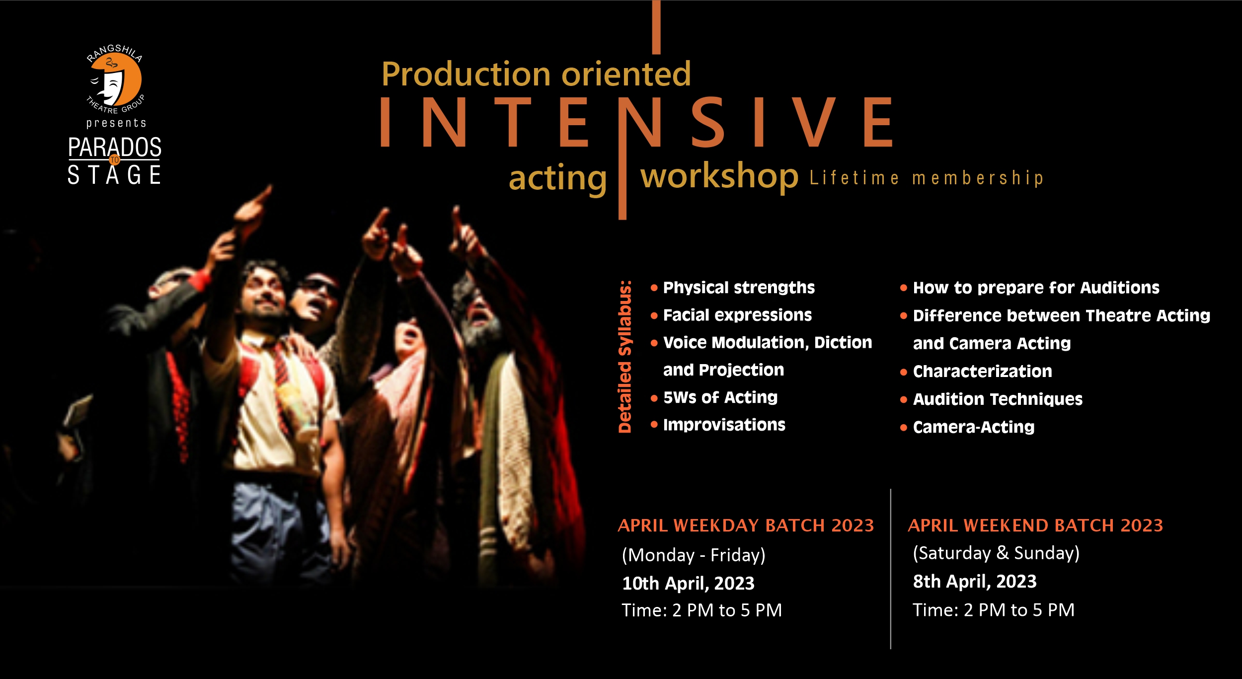 Production Oriented Offline Weekend & Weekday Workshop